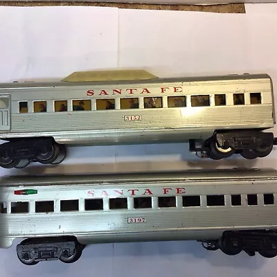 Marx 2 Santa Fe Passenger Cars #3152 And 3197 • $15