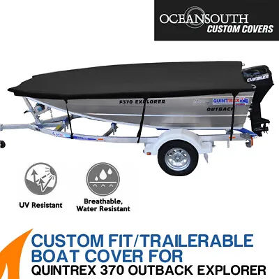 $199.99 • Buy Oceansouth Custom Fit Boat Cover For Quintrex 370 Outback Explorer
