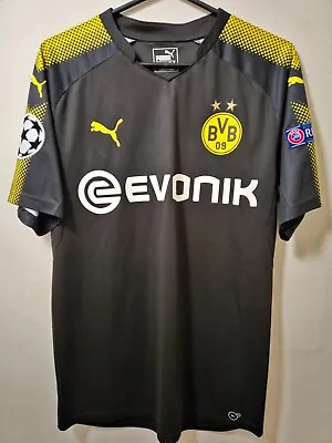 Christian Pulisic - Borussia Match Worn Shirt - UEFA Champions League 10-17-2017 • $1000