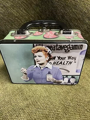 Vintage I Love Lucy Collector’s Metal Lunch Box Tin • $12