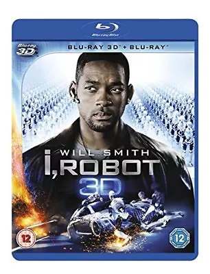 I Robot (Blu-ray 3D + Blu-ray) - DVD  62VG The Cheap Fast Free Post • £10.77