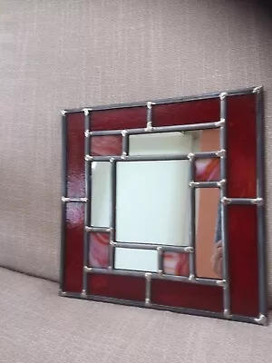 Stained Glass Handcrafted Lead Came Mirror • £43.50