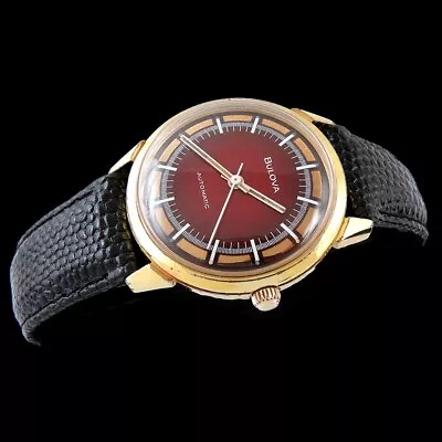 Vintage 1970 Men's Bulova Clipper BD 17 Jewel 11ANAC Automatic Wrist Watch • $69