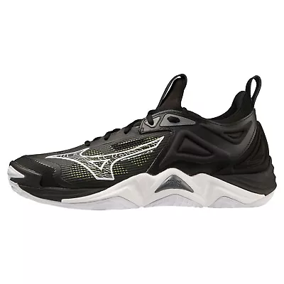 Mizuno Volleyball Shoes WAVE MOMENTUM 3 Black/White/Green V1GA2312 52 (US 10-12) • $138