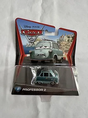 Disney Cars 2 - PROFESSOR Z #6 - Mattel Diecast 1:55 Official Rare • $60