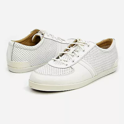 Mens UGG Brook-lin Casual White Leather Fashion Sneakers NEW • $119