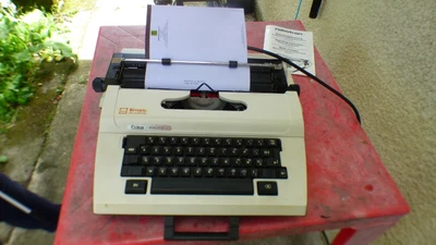 £58.09 • Buy Vintage Erika Electric Robotron Typewriter Made In DDR Typewriter Notice