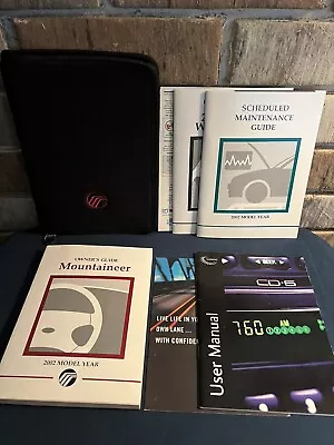 2002 Mercury Mountaineer Owners Manual Book Set And Case • $14.99