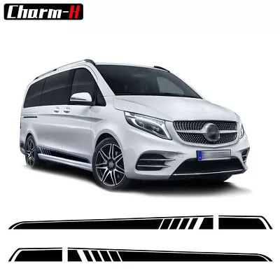 Car Door Side Stripe Sticker For Mercedes Benz Vito V Class W447 SWB/LWB Decals • $37.95