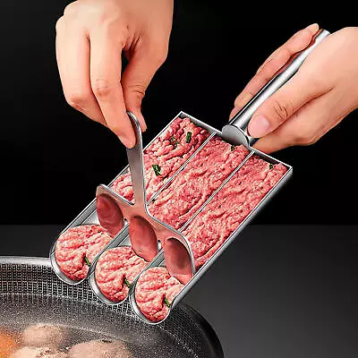 Meatball Machine Stainless Steel Kitchen Manual Meatball Maker Portable Mold • $28.20