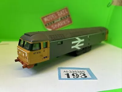 HORNBY Class 47 378 Railfreight Body + Chassis Oo Diesel Loco Spares 🚂 • £26