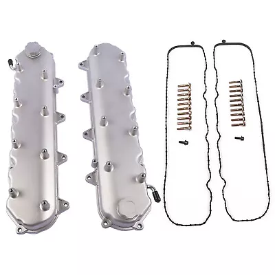 For GM LT Cast Aluminum Valve Covers W/ Coil Mounts Pair 5.3 6.2 LT1 LT4 L83 L86 • $114