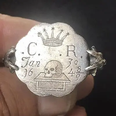 Memento Mori Very Rare Silver Ring • $3180