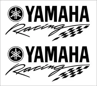 (2) Yamaha Racing Logo Decals Stickers Motorcycle Fairing Fuel Tank PICK COLOR • $11