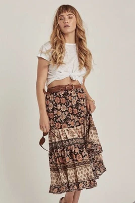 $90 • Buy Arnhem RARE Abigail Midi Skirt In Raven 8-10