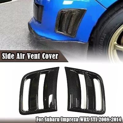 Front Bumper Side Air Vent Cover Kit For Subaru STI WRX GRB Wagon 2008-2014 2011 • $39