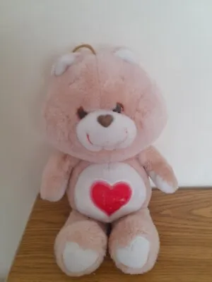£9.99 • Buy Vibtage 1980s Care Bear Tender Heart Plush Teddy Soft Toy