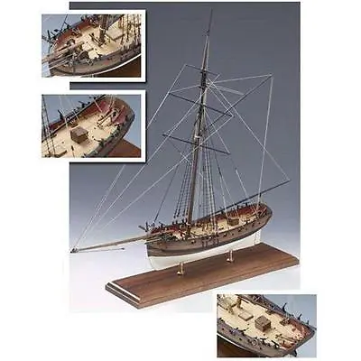 £119.95 • Buy Victory Models HMS Cutter Lady Nelson 1:64 Scale Wooden Model Ship Kit 1300/01