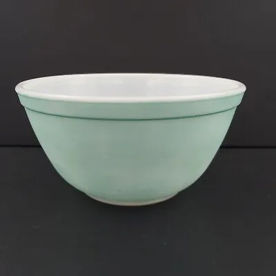 Pyrex Ovenware Nesting Mixing Bowl Number 402  1.5 QT Turquoise Robin Egg Blue • $44.33