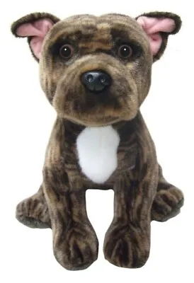 £25.99 • Buy Faithful Friends Staffordshire Bull Terrier Brindle 12  Plush Soft Toy Teddy