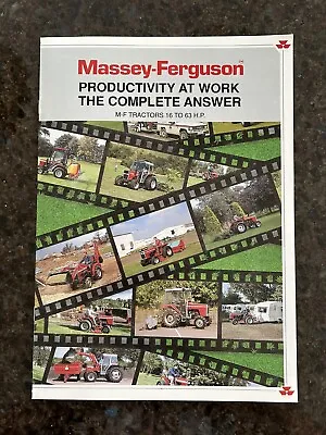 Massey Ferguson Tractor Brochure Leaflet 1010 1020 240 360 • £13.99