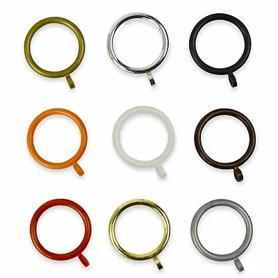 Plastic Curtain Rings For 28mm Poles - 9 Colours - Many Discount Pack Sizes • £22.48