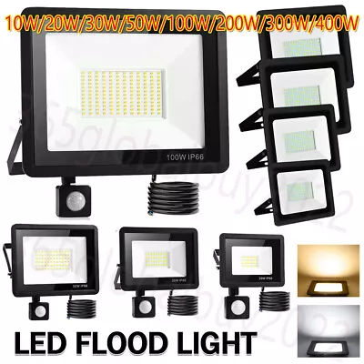 LED Floodlight Spot Light Security Flood Lights Indoor/Outdoor Garden Lamp IP66 • £26.75