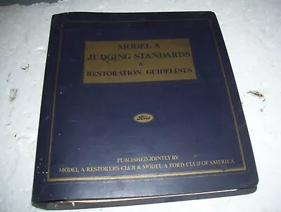 Model A Judging Standards 150 Pages- 6 Pics Shown- Condition Good • $58