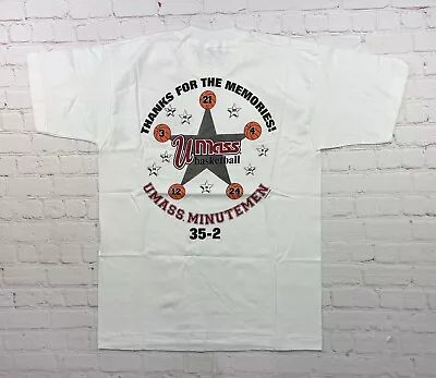 New/Old Stock VTG 1995-96 Umass Minutemen Basketball Team RARE T Shirt L Camby • $39.99