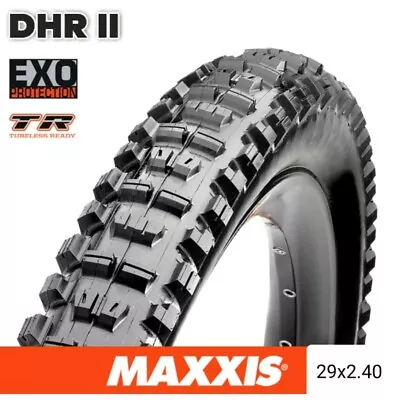 MAXXIS MINION DHR II 29 X 2.40 WT Folding 60TPI EXO TR MTB TYRE • $62.95