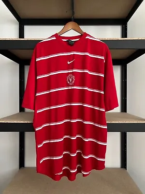 Vintage 90s Nike Manchester United Jersey T-shirt Sz XXL • $115