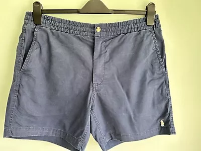 Polo Ralph Lauren Smart Chino Shorts Mens W34 Classic Stretch Fit Blue. • £14