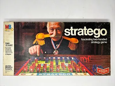 Vintage 1977 Milton Bradley Stratego Board Game - 100% Complete • $19.99