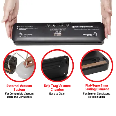 $45.99 • Buy Commercial Vacuum Sealer Machine Seal A Meal Food Saver System VAC-15 Jorestech