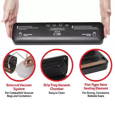 Commercial Vacuum Sealer Machine Seal A Meal Food Saver System VAC-15 Jorestech • $45.99