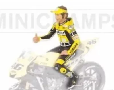 MINICHAMPS Valentino Rossi Sitting Figure MOTOGP '05 Laguna Seca 1:12 312 050096 • £34.99