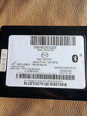 MAZDA 6 HFT Bluetooth Handsfree Module OEM 2008 2009 2010  • $40