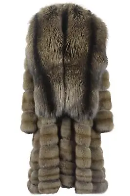 Dennis Basso Sable Fur Coat Xlarge • £55000