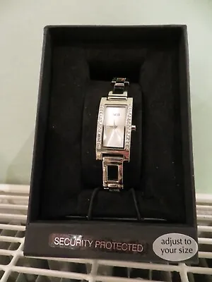 BNIB Marks & Spencer Silver Mix Jewelled Ladies Oasis Wristwatch • £7.50