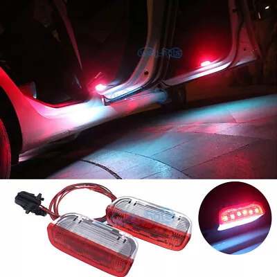 $17.13 • Buy 2Pcs DOOR LIGHT WARNING WELCOME COURTESY SMD For VW GOLF 5 6 7 GTI MK5 MK6 MK7