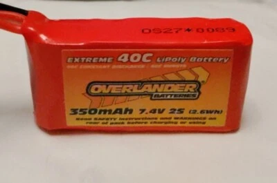 £8.50 • Buy Overlander Extreme 130X 350mAh 7.4v 40C LiPo Upgrade Battery Blade 130X JST PH