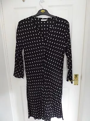 Cool Cool Black Masai Dress/Tunic. Knee Length. Medium. 100% Viscose. • £9.99