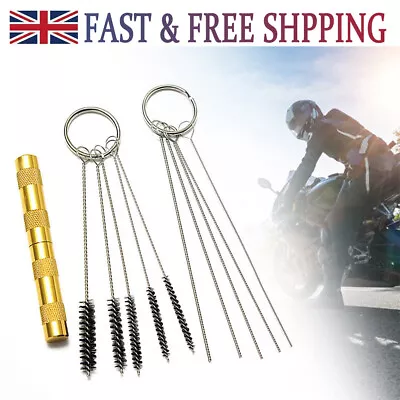 £7.99 • Buy 11Pcs Stainless Steel Airbrush Cleaning Brush Needle Spray Gun Wash Cleaner Kit