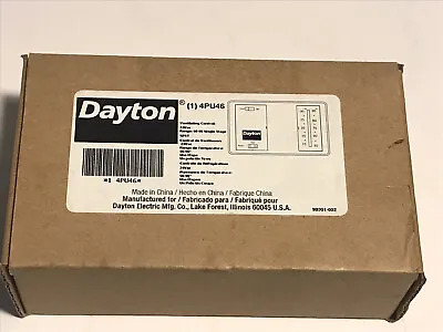 DAYTON Low V Mechanical Tstat50 To 90FWhite 4PU46 White • $16.40