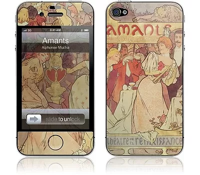 Gelaskin Gelaskins IPhone 4S Amants Alphonse Mucha • $10