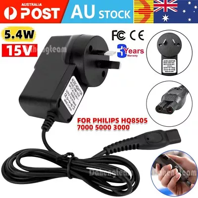 1-5x 15V Shaver Charger Charging Power Adapter Cord For Philips HQ8505 5000 7000 • $11.39
