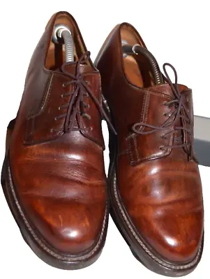 K Shoes ~england Classic Vintage Country Chestnut Derby Shoes Uk 9.5 • £34.99