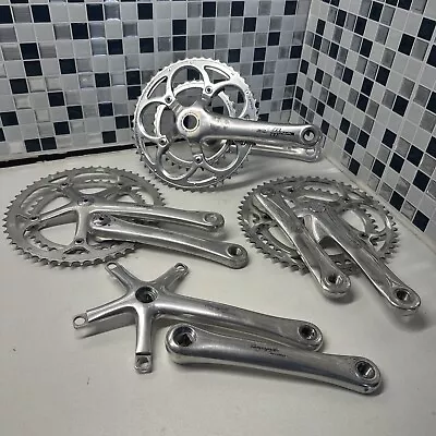 Campagnolo Crankset Lot Of 4 Used Record Athena Vintage Aluminum 170mm 175mm • $11.50