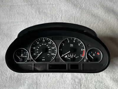 BMW E46 ZHP “SILVER RINGS” Gauge Cluster OEM  AUTO Fully Functional • $139.99