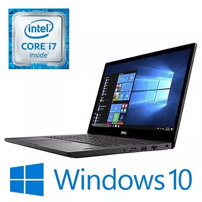 Dell Latitude 7480 Intel I7 6600U 16G 512G SSD WiFi 14  FHD HDMI Win 10 • $299